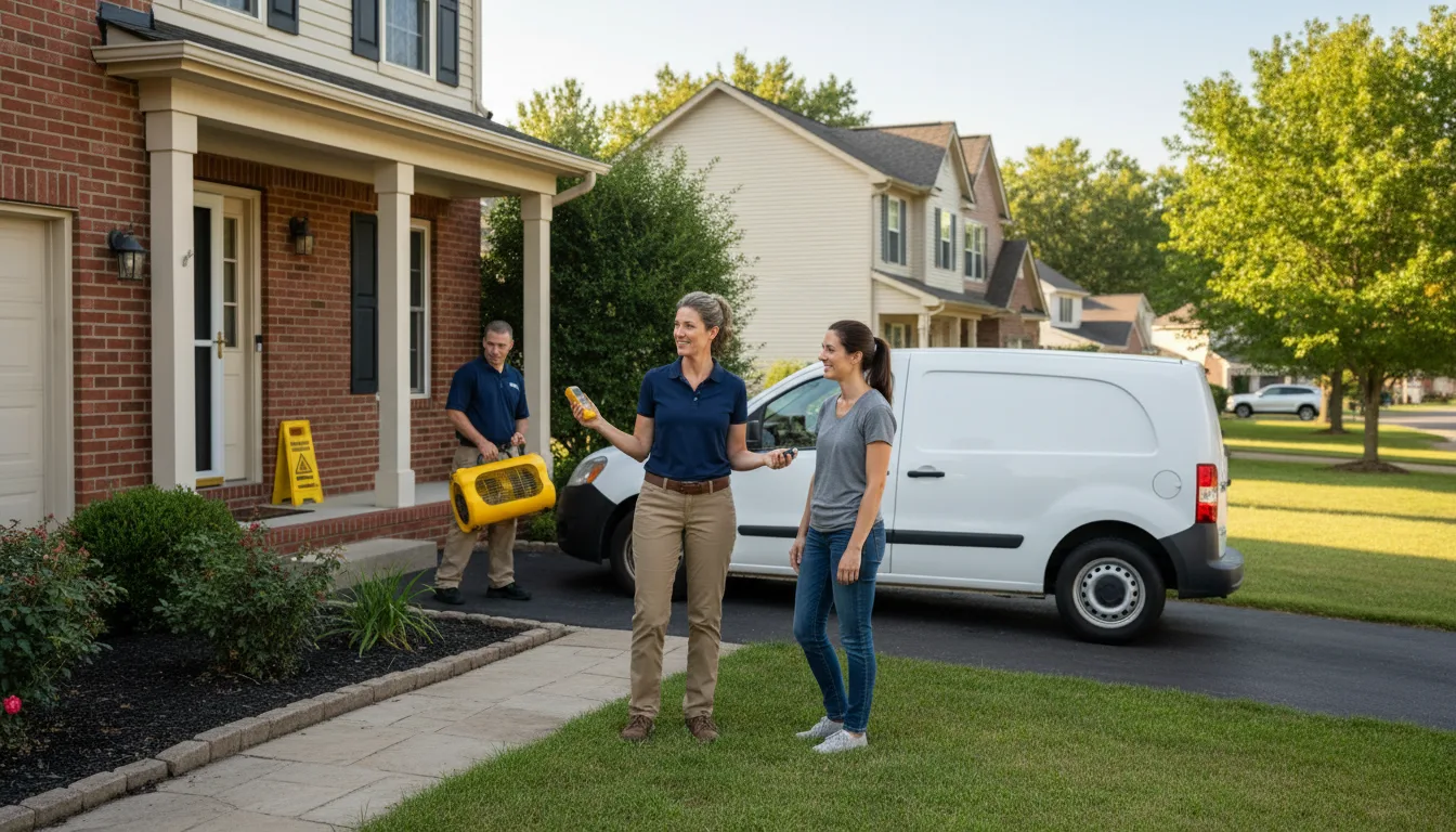 Residential water damage restoration in Wellfleet, NE